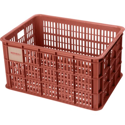 Basil transport krat groot  terra red 40L