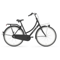 Gazelle Puurnl Dames 49 Cm Zwart mat 28"