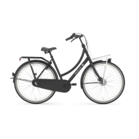 Gazelle Puurnl Dames 59 Cm Zwart mat 28"